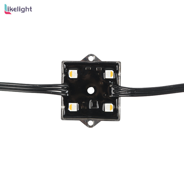 35*35mm UCS2904 square shape RGB SMD3535 4LEDs full color pixel LED module light